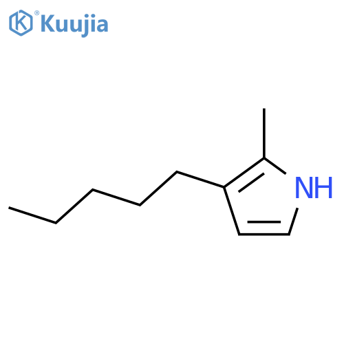 1H-Pyrrole,2-methyl-3-pentyl- structure
