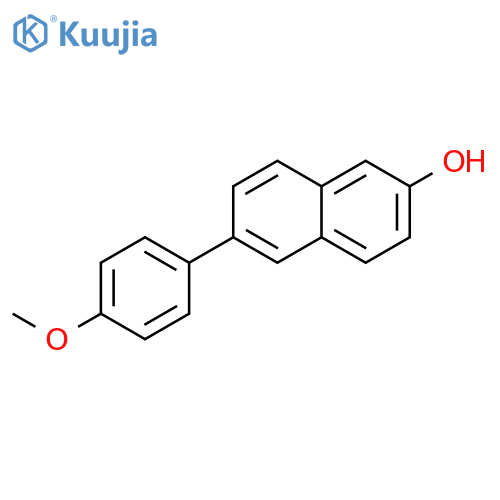 2-Naphthalenol, 6-(4-methoxyphenyl)- structure