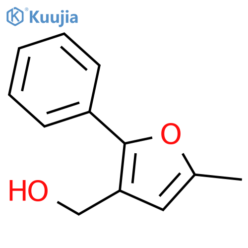 (5-methyl-2-phenyl-3-furyl)methanol structure