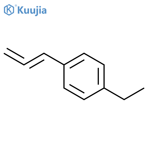 Benzene, 1-ethyl-4-(1,2-propadien-1-yl)- structure