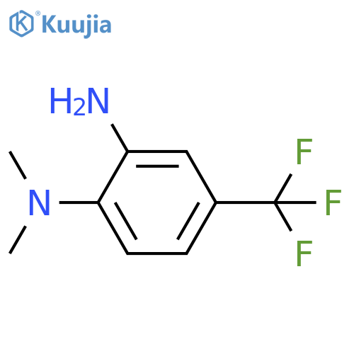 N1,N1-Dimethyl-4-(trifluoromethyl)-1,2-benzenediamine structure