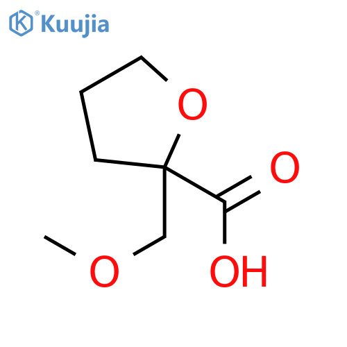 2-(methoxymethyl)oxolane-2-carboxylic acid structure