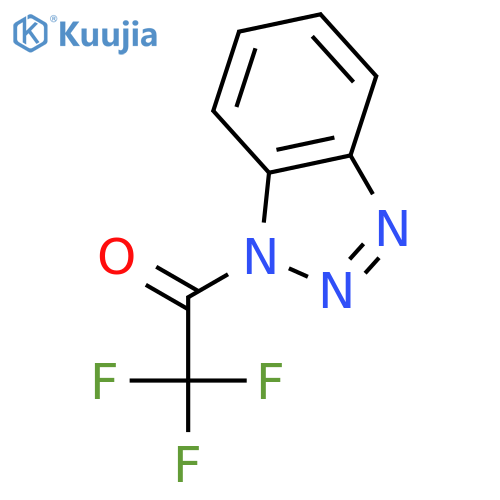 1-(Benzotriazol-1-yl)-2,2,2-trifluoroethanone structure