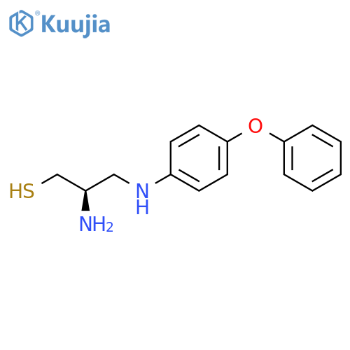 1-Propanethiol, 2-amino-3-[(4-phenoxyphenyl)amino]-, (R)- structure
