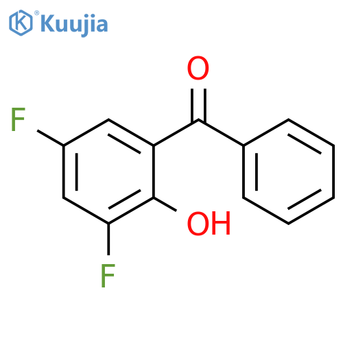 (3,5-Difluoro-2-hydroxyphenyl)phenylmethanone structure