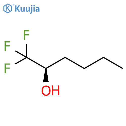 2-Hexanol, 1,1,1-trifluoro-, (2R)- structure