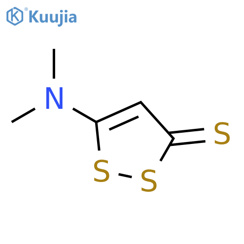 3H-1,2-Dithiole-3-thione, 5-(dimethylamino)- structure