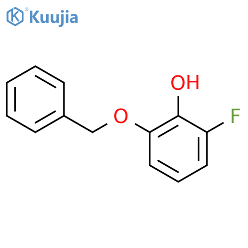 2-(Benzyloxy)-6-fluorophenol structure