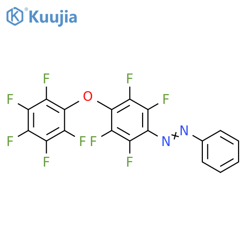 Diazene, phenyl[2,3,5,6-tetrafluoro-4-(pentafluorophenoxy)phenyl]- structure