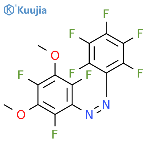 Diazene, (pentafluorophenyl)(2,4,6-trifluoro-3,5-dimethoxyphenyl)-, (Z)- structure