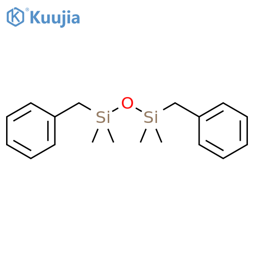 Disiloxane,1,1,3,3-tetramethyl-1,3-bis(phenylmethyl)- structure