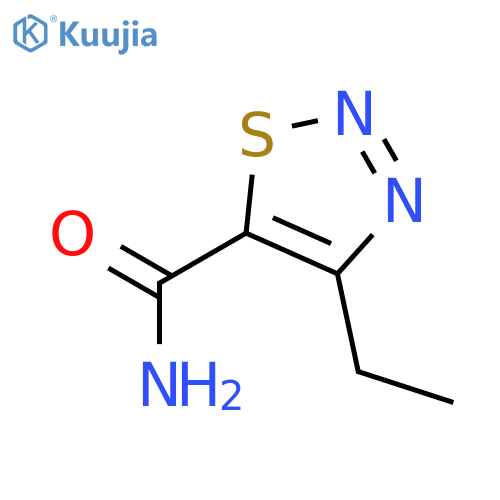 1,2,3-Thiadiazole-5-carboxamide,4-ethyl- structure