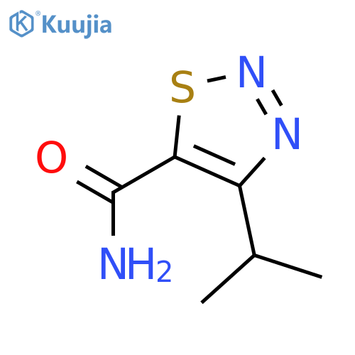1,2,3-Thiadiazole-5-carboxamide,4-(1-methylethyl)- structure