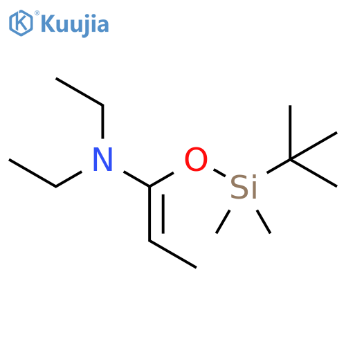1-Propen-1-amine, 1-[[(1,1-dimethylethyl)dimethylsilyl]oxy]-N,N-diethyl-,(Z)- structure