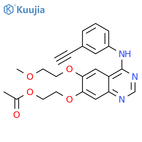 Erlotinib Acetate structure