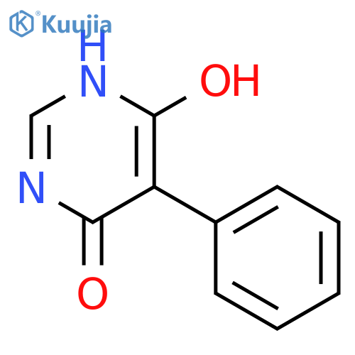 4(1H)-Pyrimidinone,6-hydroxy-5-phenyl- structure
