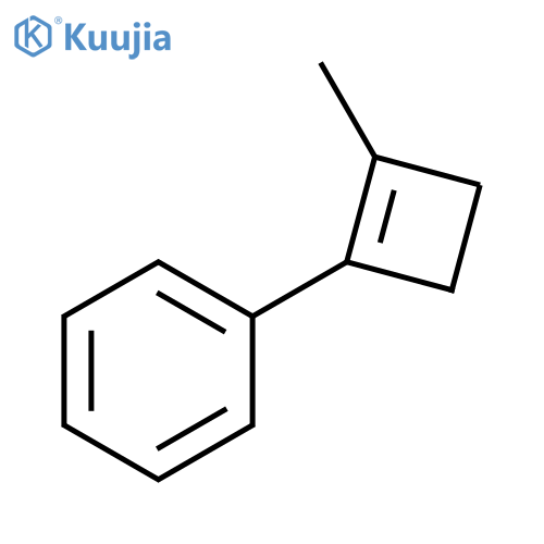 Benzene, (2-methyl-1-cyclobuten-1-yl)- structure