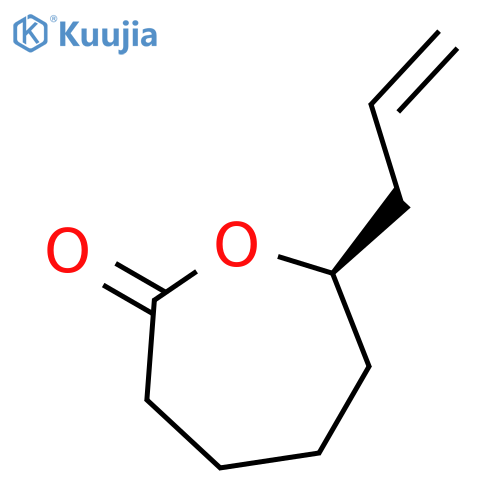 2-Oxepanone, 7-(2-propenyl)-, (7R)- structure