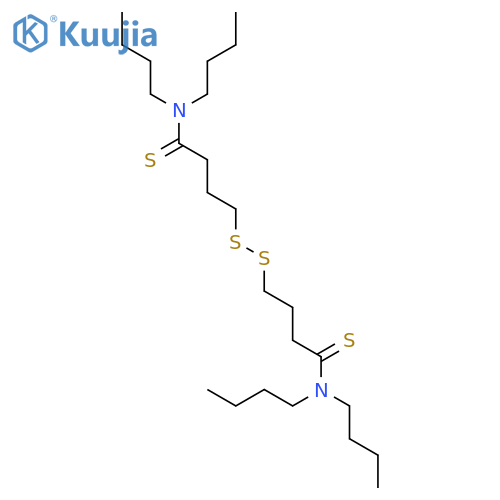 Butanethioamide, 4,4'-dithiobis[N,N-dibutyl- structure