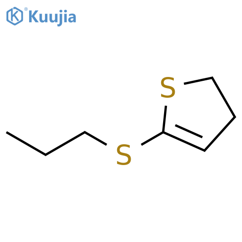 Thiophene, 2,3-dihydro-5-(propylthio)- structure
