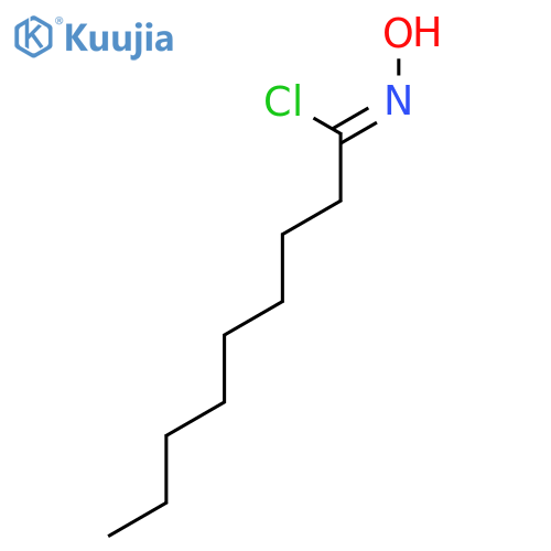 Nonanimidoyl chloride, N-hydroxy- structure