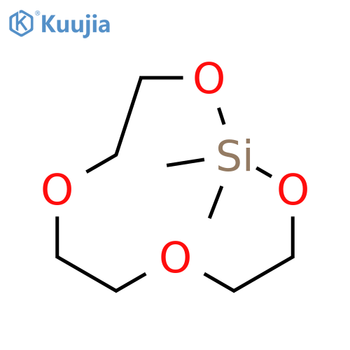 1,3,6,9-Tetraoxa-2-silacycloundecane,2,2-dimethyl- structure