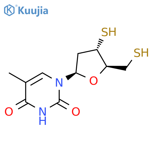 Thymidine, 3',5'-dithio- structure