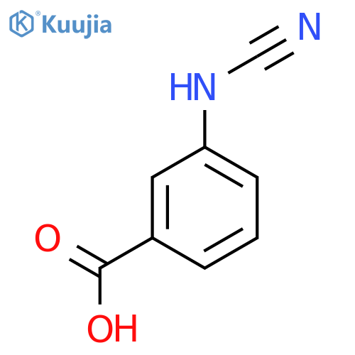 3-(Cyanoamino)benzoic acid structure