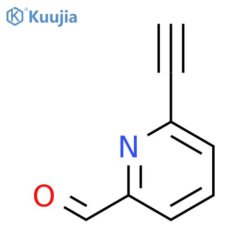 6-ethynyl-2-Pyridinecarboxaldehyde structure