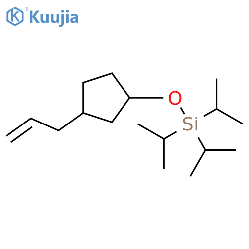 SILANE, TRIS(1-METHYLETHYL)[[3-(2-PROPENYL)CYCLOPENTYL]OXY]- structure