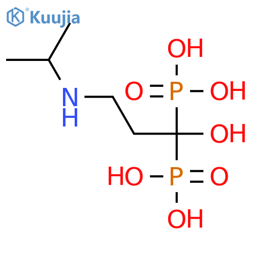 Phosphonic acid, [1-hydroxy-3-[(1-methylethyl)amino]propylidene]bis- structure