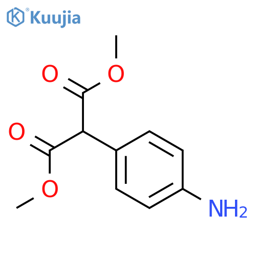 Dimethyl 2-(4-aminophenyl)malonate structure