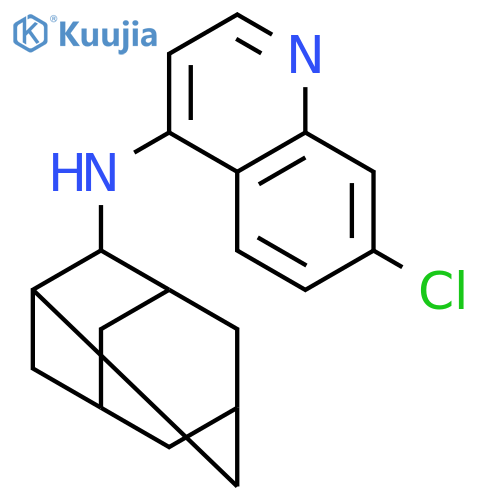 4-Quinolinamine, 7-chloro-N-tricyclo[3.3.1.13,7]dec-2-yl- structure