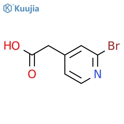 2-(2-bromo-4-pyridyl)acetic acid structure