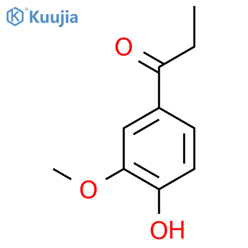 1-(4-Hydroxy-3-methoxyphenyl)-1-propanone structure