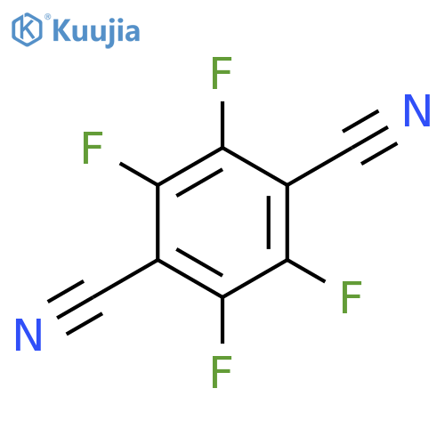Tetrafluoroterephthalonitrile structure