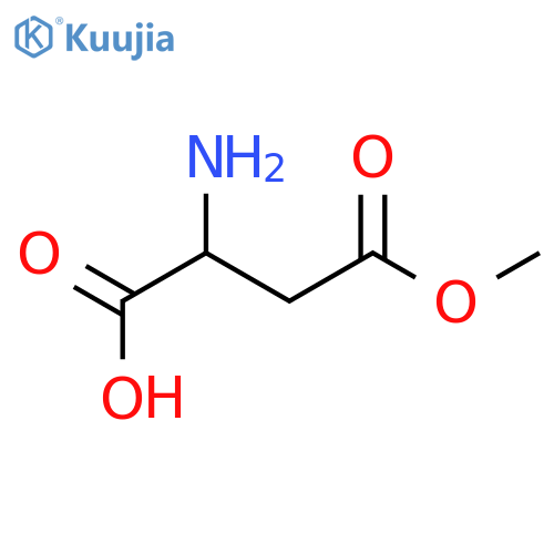 Aspartic acid, 4-methylester structure