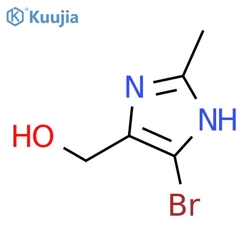 (4-bromo-2-methyl-1H-imidazol-5-yl)methanol structure
