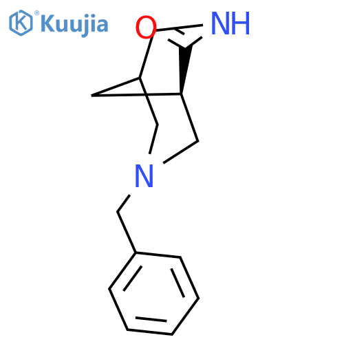 3,7-Diazabicyclo[3.3.1]nonan-2-one, 7-(phenylmethyl)-, (1R)- structure
