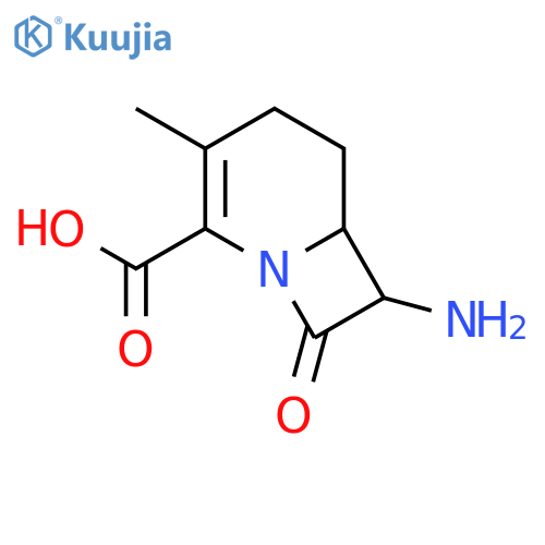 1-Azabicyclo[4.2.0]oct-2-ene-2-carboxylicacid, 7-amino-3-methyl-8-oxo-, (6R-trans)- (9CI) structure