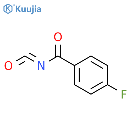 Benzoyl isocyanate,4-fluoro- structure