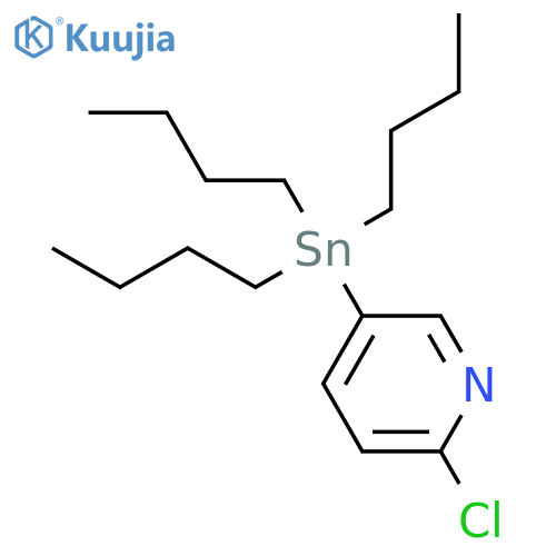 6-Chloro-3-(tributylstannyl)pyridine structure