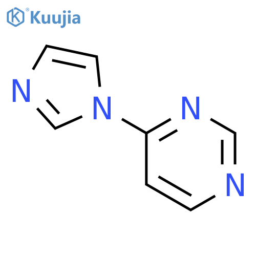 Pyrimidine,4-(1H-imidazol-1-yl)- structure