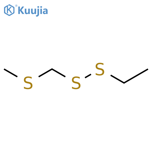 Ethyl (methylthio)methyl disulfide structure