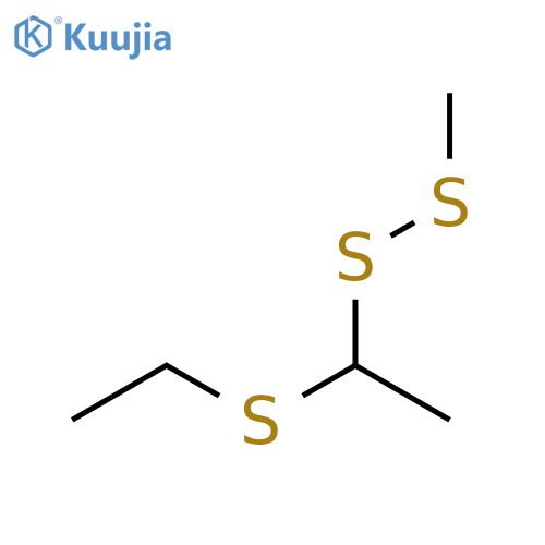 1-(Ethylthio)ethyl methyl disulfide structure