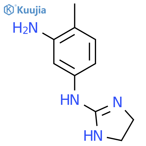 1,3-Benzenediamine, N1-(4,5-dihydro-1H-imidazol-2-yl)-4-methyl- structure