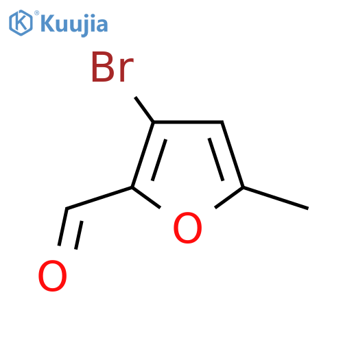 3-Bromo-5-methyl-2-furancarboxaldehyde structure