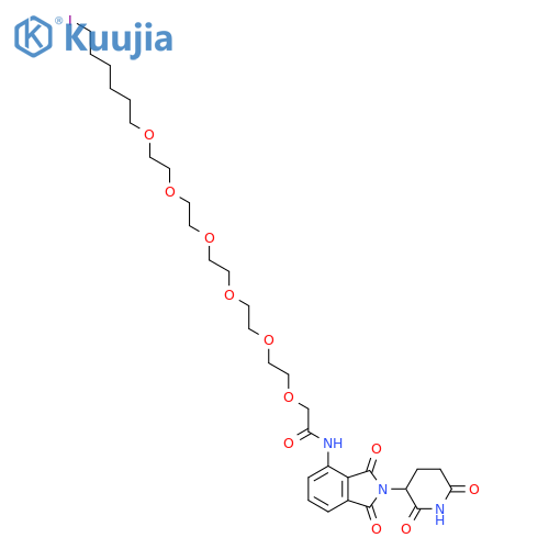Pomalidomide-PEG2-Butyl Iodide structure