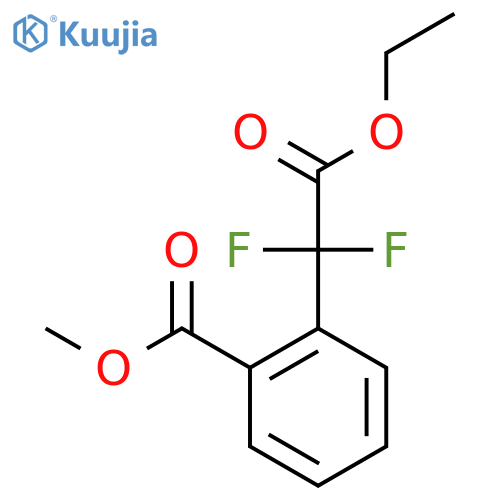Methyl 2-(2-ethoxy-1,1-difluoro-2-oxoethyl)benzoate structure