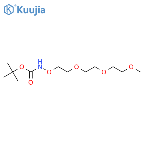 m-PEG3-ONHBoc structure